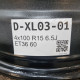 4x100 R15 6.5J ET36 60