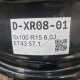 5x100 R15 6.0J ET43 57.1