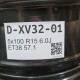 5x100 R15 6.0J ET38 57.1