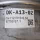 5x112 R16 6.5J ET50 57.1