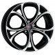 MAK LARIO 8.5x19 5x110 ET30 GLOSS BLACK 65.1