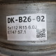 5x112 R15 6.0J ET47 57.1