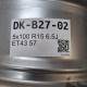5x100 R15 6.5J ET43 57
