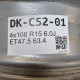 4x108 R15 6.0J ET47.5 63.4