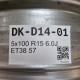 5x100 R15 6.0J ET38 57