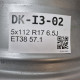 5x112 R17 6.5J ET38 57.1