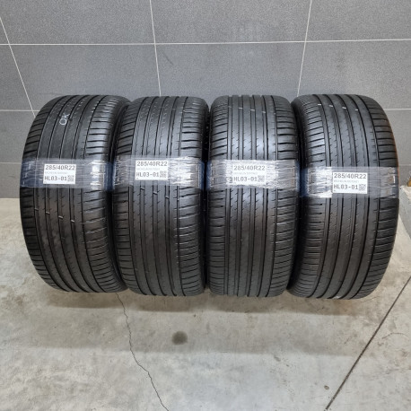 285/40R22 MICHELIN DOT0921 Range Rover ako nové