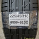 225/45R18 BRIDGESTONE RSC DOT4118