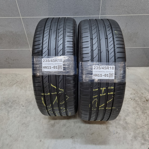 235/45R18 CONTINENTAL DOT4219