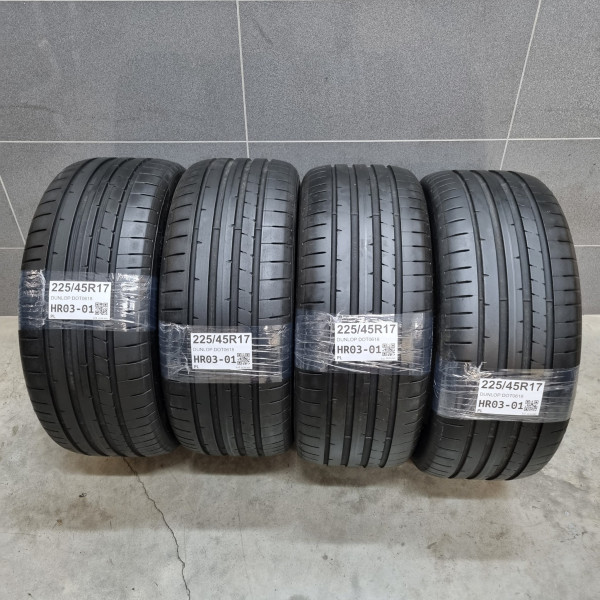 225/45R17 DUNLOP DOT0618 / REZM do 05.08. 518341 + Prezutie cca 40+-