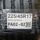 225/45R17 SAVA DOT0919