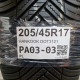 205/45R17 HANKOOK DOT3121