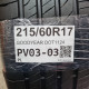 215/60R17 GOODYEAR DOT1124