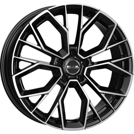 5x112 R18 8.0J ET39 76 Black Mirror MAK STILO