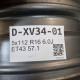 5x112 R16 6.0J ET43 57.1