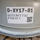 5x112 R17 7.0J ET54 57.1