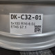 5x100 R16 6.0J ET45 57.1