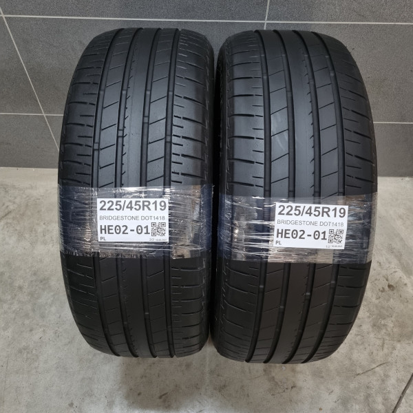 225/45R19 BRIDGESTONE DOT1418 nie B