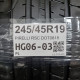 245/45R19 PIRELLI RSC DOT0818