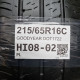 215/65R16C GOODYEAR DOT1722