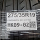 275/35R19 CONTINENTAL RSC DOT3523