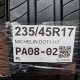 235/45R17 MICHELIN DOT1117