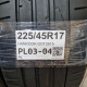 225/45R17 HANKOOK DOT2615