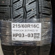 215/60R16C HANKOOK DOT4422,19