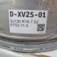 5x130 R18 7.5J ET53 71.5