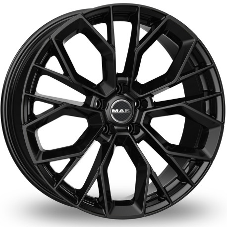 5x112 R18 8.0J ET39 76 Gloss black MAK STILO