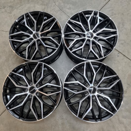 5x112 R18 8.0J ET35 66.6 black polish Carmani CA26