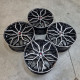 5x112 R18 8.0J ET35 66.6 black polish Carmani CA26
