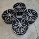 5x112 R18 8.0J ET35 66.6 black polish Carmani CA26