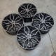 5x112 R18 8.0J ET35 66.6 black polish Carmani CA26