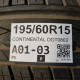 195/60R15 CONTINENTAL DOT0803