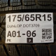 175/65R15 DUNLOP DOT3709