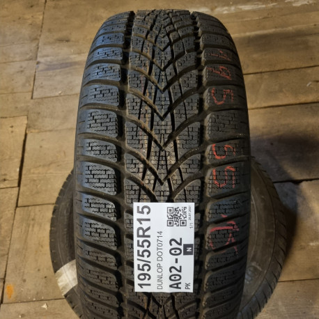 195/55R15 DUNLOP DOT0714