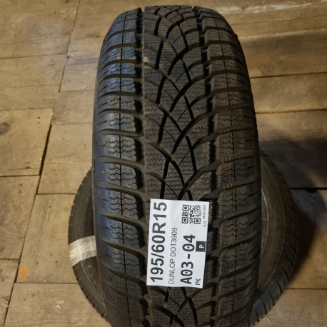 195/60R15 DUNLOP DOT3909