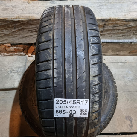 205/45R17 MICHELIN DOT5017