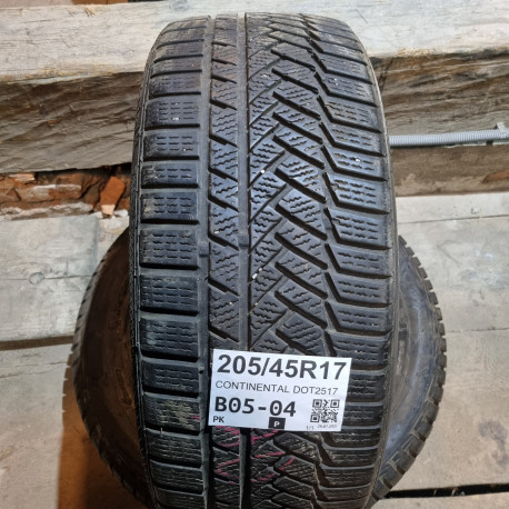 205/45R17 CONTINENTAL DOT2517