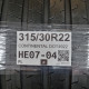 315/30R22 CONTINENTAL DOT4922