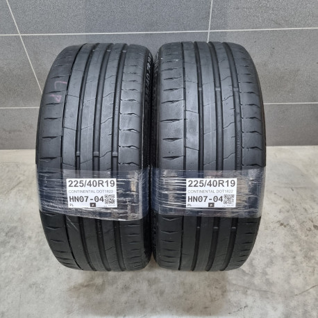 225/40R19 CONTINENTAL DOT1822