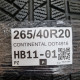 265/40R20 CONTINENTAL DOT4916