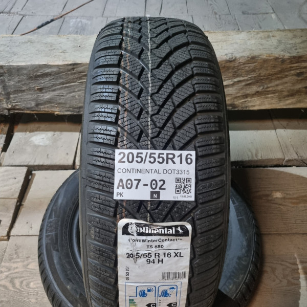 205/55R16 CONTINENTAL DOT3315