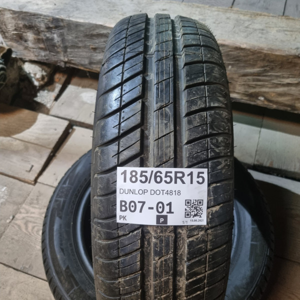 185/65R15 DUNLOP DOT4818