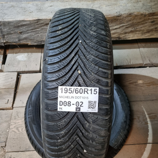 195/60R15 MICHELIN DOT1015