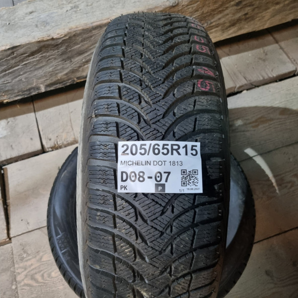 205/65R15 MICHELIN DOT 1813