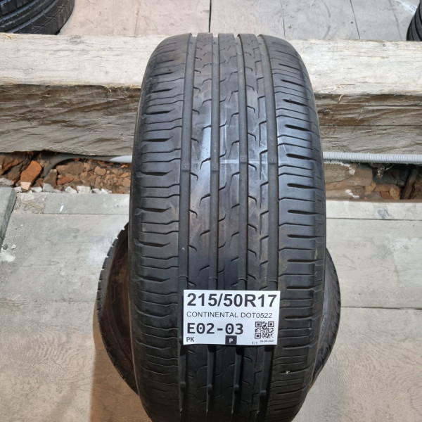 215/50R17 CONTINENTAL DOT0522