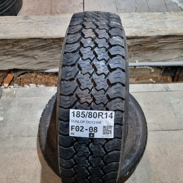 185/80R14 DUNLOP DOT2109