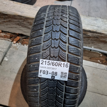 215/60R16 SAVA DOT3917